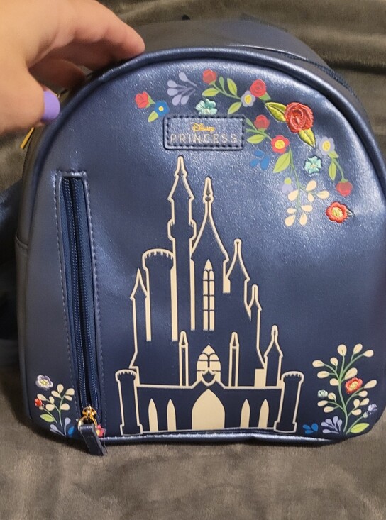 Disney Handbags - Disney Princess Castle Navy Mini Backpack